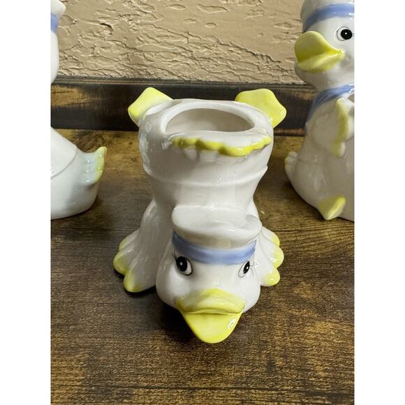 Sailor Duck Toothbrush Holder, Soap Dispenser, & Accessory Holder. Baby Ducks - Picture 4 of 13